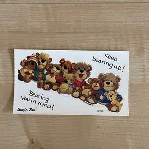 Suzy’s Zoo Bear Sticker